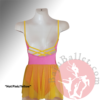 Leotard-L31-Hot-Pink-Yellow-Back-Mannequin